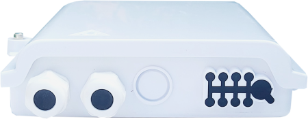 Коробка распределительная оптическая для FTTH предназначена для быстрого и удобного подключения до 8 абонентов в PON сетях. Содержит сплайс-кассету для установки оптического делителя и весь необходимый крепеж. 